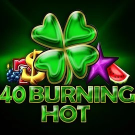 40 Burning Hot logo by Amusnet Interactive at Hollywin Casino40 Burning Hot