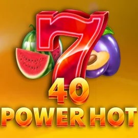 Slots logo of 40 Power Hot from Amusnet Interactive at Hollywin Casino