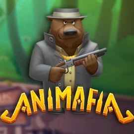Animafia slot logo by Peter & Sons at Hollywin CasinoAnimafia