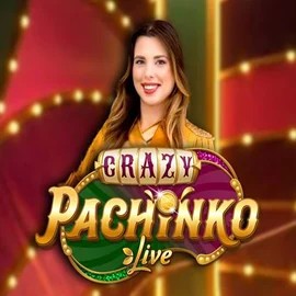 Crazy Pachinko by Evolution, showcased at hollywincasino.at – game logo