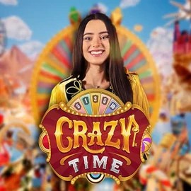 Crazy Time game by Evolution – logo hosted on Hollywin Casino