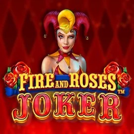 Fire and Roses Joker slot logo by Triple Edge Studios at Hollywin CasinoFire and Roses Joker