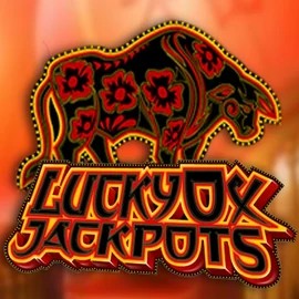 Logo of Lucky Ox Jackpots from Rival at Hollywin Casino