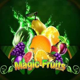 Magic Fruits Deluxe slot logo by Wazdan at Hollywin CasinoMagic Fruits Deluxe