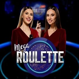Mega Roulette online game logo by Pragmatic Play on hollywincasino.at