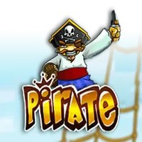 Pirate Slot slot logo by Igrosoft at Hollywin CasinoPirate Slot